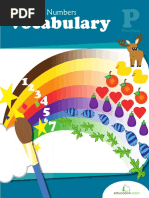 Preschool - Colors Numbers Vocabulary Workbook-1