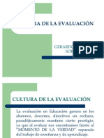 Cultura de La Evaluación