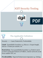 Intro To DGIT Security Testing