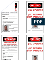 Tarjeta de Bloqueo