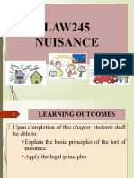 LAW245 Nuisance