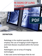 (Radiation Diagnostics) : Radiation Signs of Lung Tumors