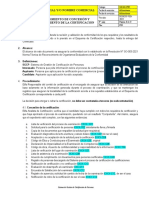 f09 Procedimiento de Concesion y Mantenimiento de La Certificacion