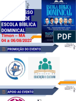 5º Congresso Estadual de Escola Bíblica Dominical - 2022 - Seminário PR Damasceno