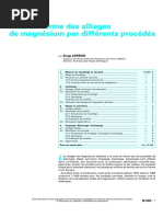 Mise en Forme Des Alliages de Magnésium Par Différents Procédés