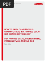 SE QG How To Daisy Chain Fronius SnapINverters in A Solar Net Communication Loop EN