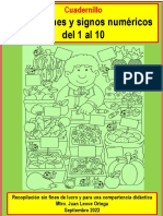 Cuadernillo Colecciones y Signos Numéricos Del 1 Al 10 Recopilación Mtro Juan Leove