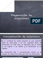 Preparación de Soluciones