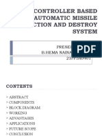 Micro Controller Based Automatic Missile Detection and Destroy