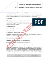 SIG-PR-01 Control de Documentos