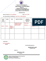 Substitution Plan