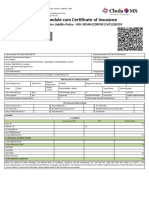 Policy Schedule Cum Cer Ficate of Insurance: Motor Two Wheeler Liability Policy - UIN: IRDAN123RP0011V01200203