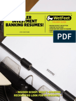 Investment Banking Resume