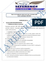 FICHE DE TD N 1 BIOS 3086 Génétique Microbienne