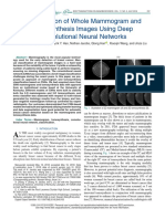 Classification of Whole Mammogram and Tomosynthesis Images Using Deep Convolutional Neural Networks