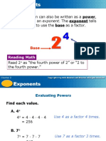 Exponents