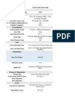 TATA Trucks Tractor Trailers Specifications