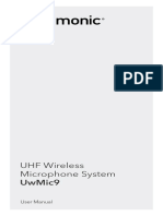 Saramonic UwMic9 User Manual 201901