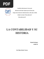 La Contabilidad y Su Historia