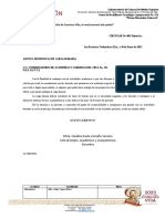 Circular para Propuesta de Carga Horaria