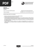 Biología Nivel Superior Prueba 3: 2209-6033 20 Páginas © International Baccalaureate Organization 2009