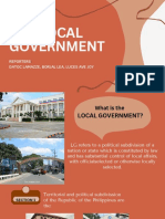 The Local Government in The Philippines - Datoc, Borjal, Luces