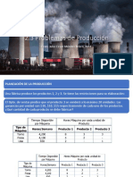 2.3 Problemas de Producción