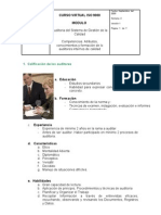 Perfil de Un Auditor Interno de Calidad