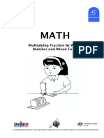 Math 5 DLP 24 - Multiplying Fraction by Whole