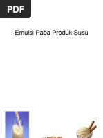 Emulsi Pada Produk Susu