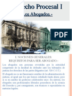 Los Abogados, (Unidad 10, Procesal I)