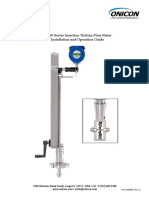 F 1500 Turbine Flow Meter Manual