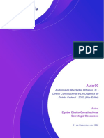 Auditoria de Atividades Urbanas DF - Direito Constitucional e Lei Orgânica Do Distrito Federal - 2022 (Pós-Edital)