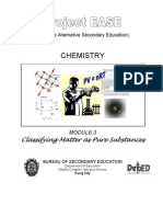 Chem M3 Classifying Matteras Pure Substances