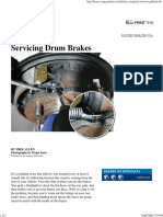 Popular Mechanics - Servicing Drum Brakes