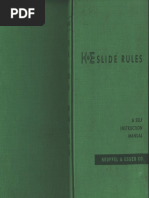 M235 KE SlideRules4081-4181 Hardbound 1955