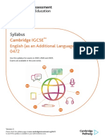 IGCSE EAL 2023 2025 Syllabus