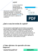 Inversión de Capital