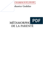 Godelier 2004 Métamorphoses de La Parenté