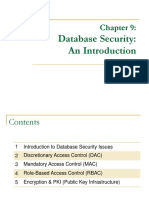 Chapter - 9 - Database Security