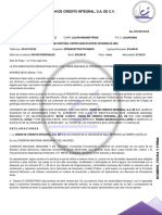 F. Union de Credito Integral Contrato-66