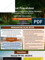 Bahan Pravalidasi KLHS RDTR