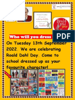 Roald Dahl Day Poster 2022