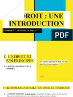 Session 0 Le Droit - Une Introduction