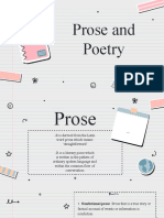 PROSEand POETRY