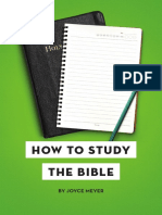 How To Study The Bible in This Year