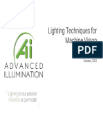 Lighting Techniques For Machine Vision