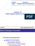 Lecture-III Basics of Pinch Analysis