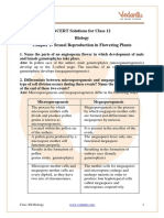 Class 12 - Biology - Sexual Reproduction in Flowering Plants