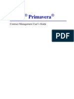 Oracle Primavera Contract Managemetn Rel 13 - UserGuide